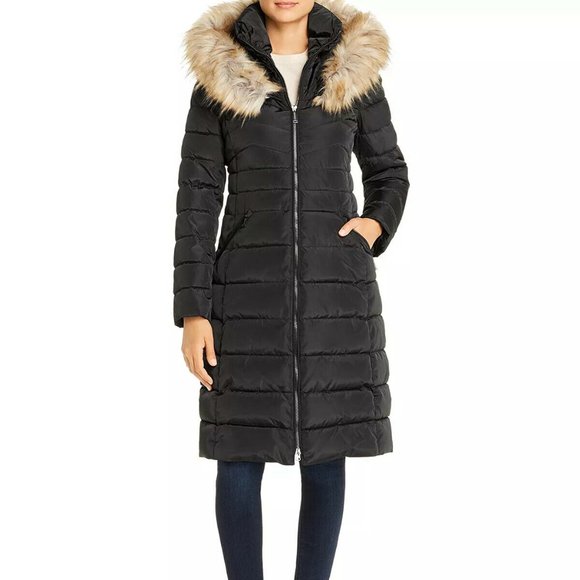 laundry by shelli segal hooded puffer coat